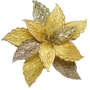 Flor Ponsetia combinada 48cm