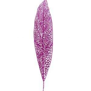 Follaje Navideño Hoja Larga Fuscia