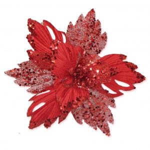 Flor Ponsetia Grande 32cm