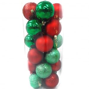 Bolas Navideñas 8 CM X 24