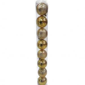 Bolas Navideñas 8CM X 8 Uds