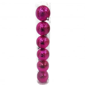Bolas Navideñas 8 CM X 6 Uds