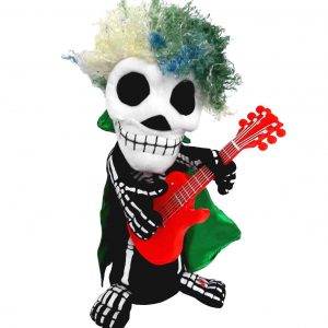 Muñeco Halloween Guitarrista Eléctrico