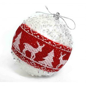Bolas Navideñas con Árboles y Renos