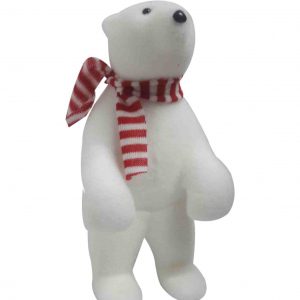 Oso polar con bufanda 36cm