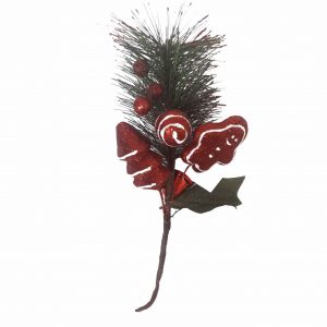 Pick Navideño Hombre de nieve