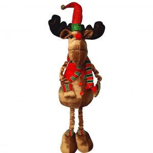Muñeco Navideño Reno Patas Largas