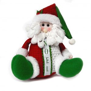 Muñeco Navideño Hombre de Nieve Sentado