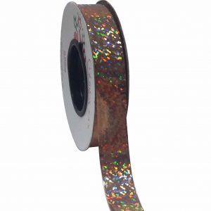 Cinta de papel Holográfica Dorada 1.5cm 4x25YDS