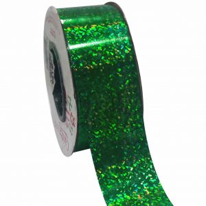 Cinta de papel Holográfica Verde 9X25YDS