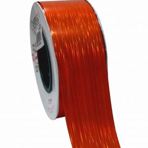 Cinta de papel Holográfica Naranja 9X50YDS