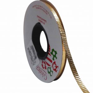Cinta de papel Corrugada Metalizada Dorado