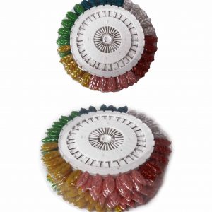 Alfiler Cabeza Hoja Grande Rueda por 30