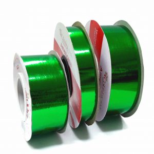 Cinta de papel metalizada Verde