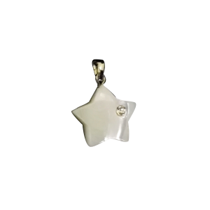 Dije Piedra Nacar Estrella 8mm