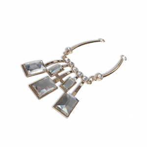 Herraje Metal Cuadros con Piedras 14 x 5.5 Cm
