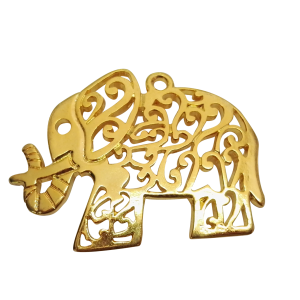 Dije Metal Elefante calado Dorado