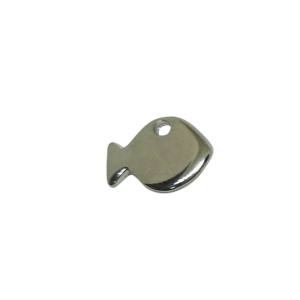 Dije Metal pez Liso Niquel