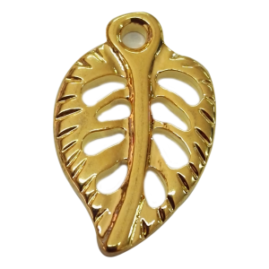 Dije Metal Hoja calada baño en oro