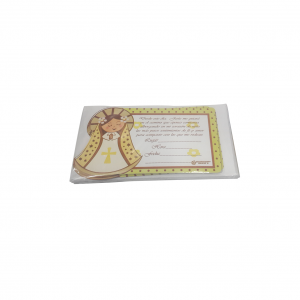 Tarjeta Lisa X12 Decorada