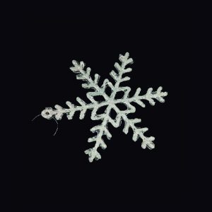 Copo De Nieve Acrílico 28cm Colgante