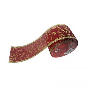 Cintas-Navideñas-Yute-Estampada-Hojas-6Cm-CIN-6-10-21-Almacenes-Romulo-Montes-(47)